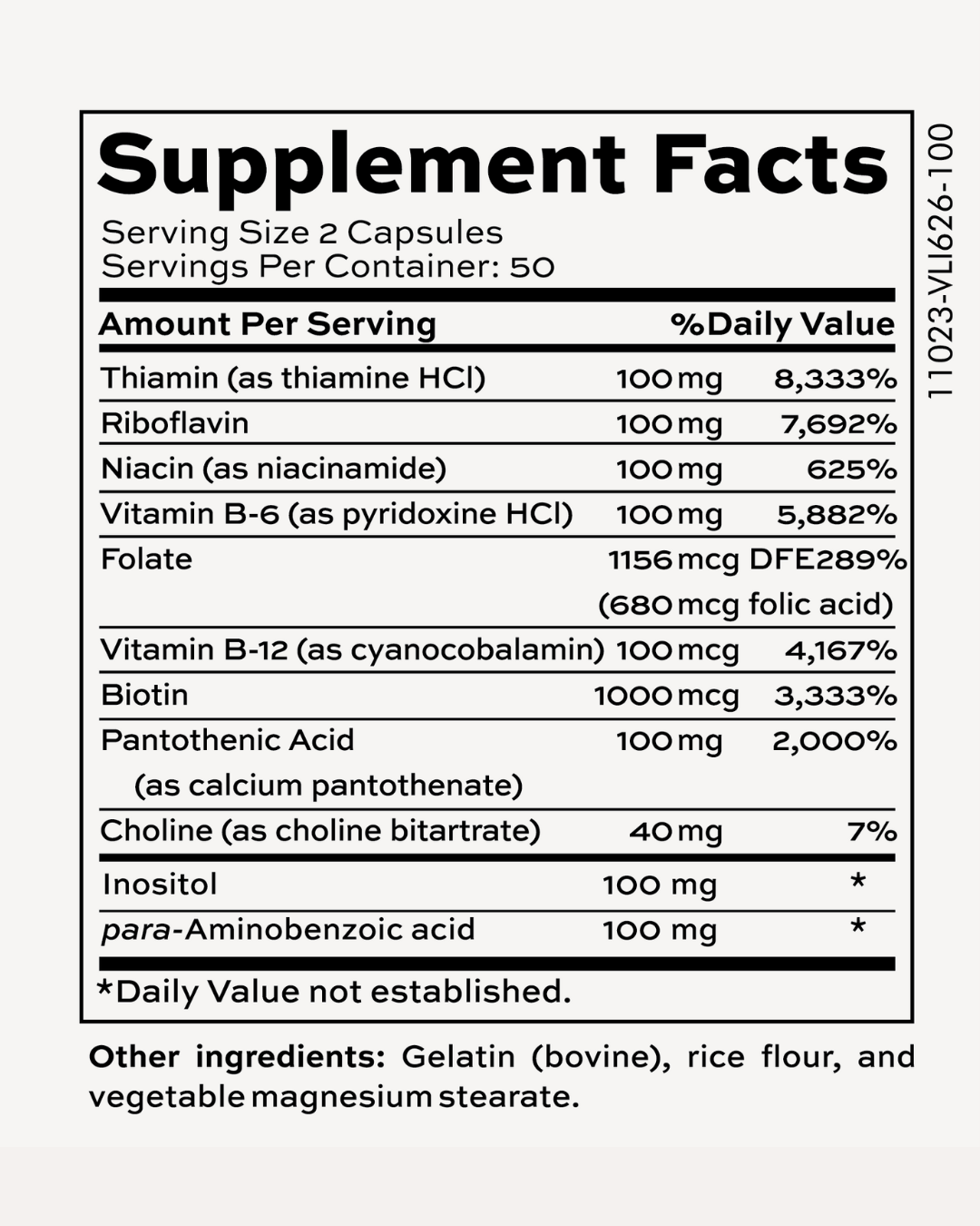 BGBC Healthy Hair Vitamins
